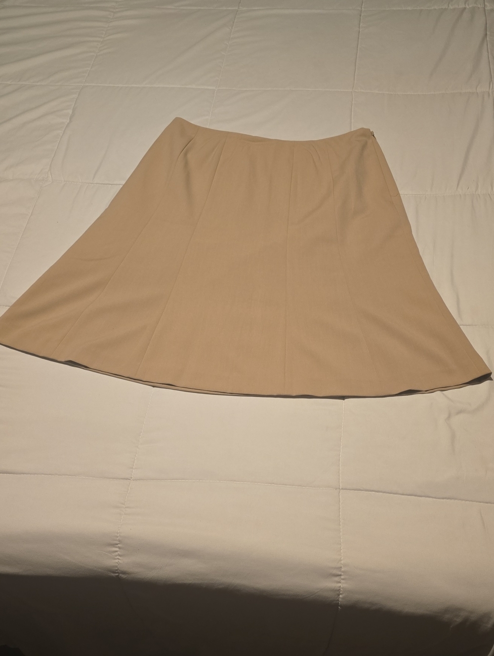 Calvin Klein Beige A-Line Skirt